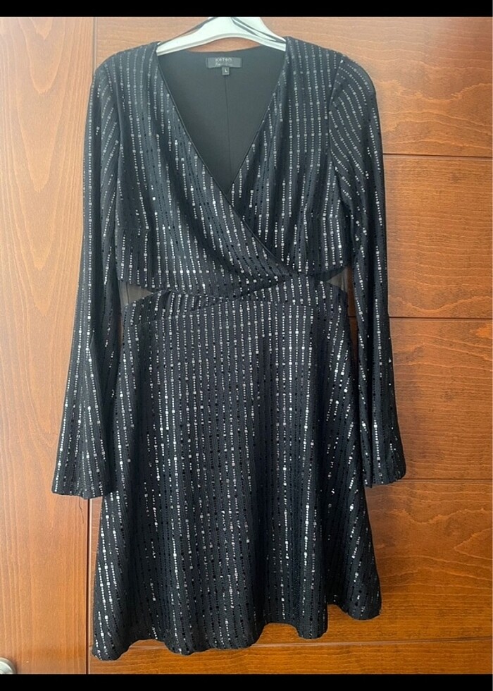 Kısa payet abiye - Görsel 2