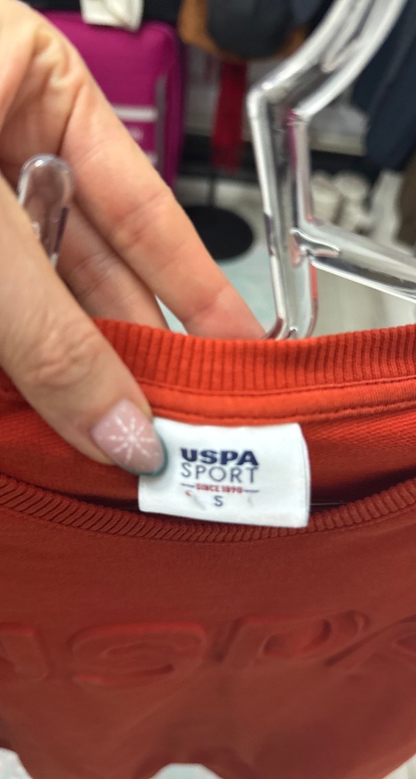 Koyu Kırmızı Erkek Sweatshirt Uzun Kollu - Görsel 3