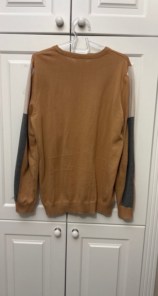 U.S. Polo Assn. Bej erkek  Uzun Kollu Kazak - Görsel 2