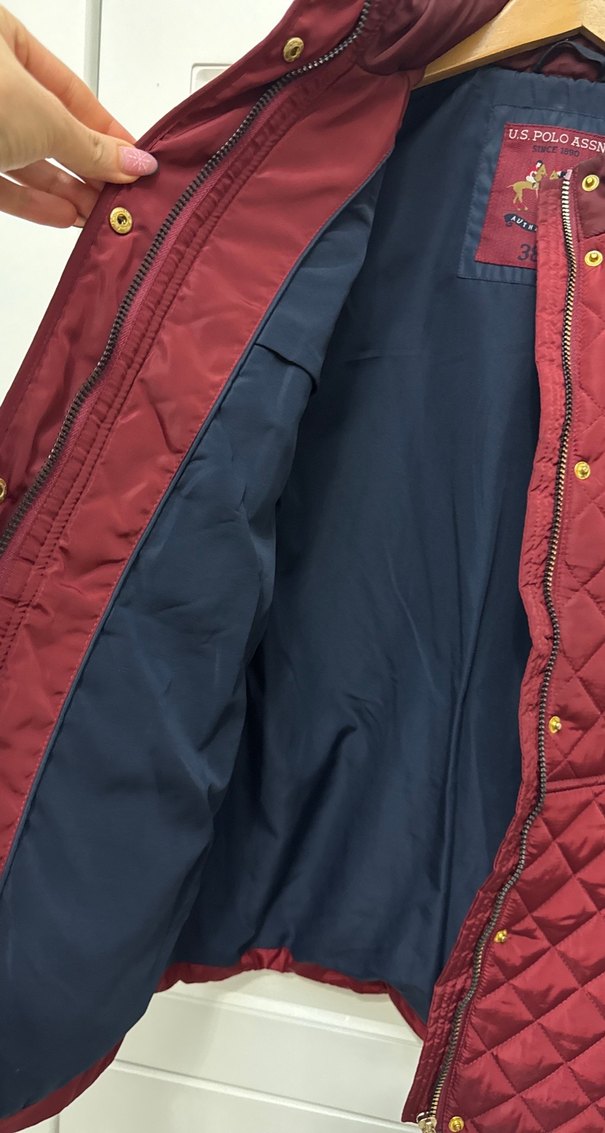 Düğmeli Bordo Kadın Yelek - Görsel 4