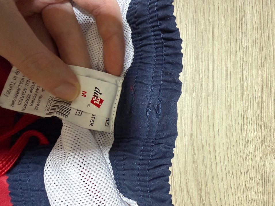 Kırmızı Erkek Mayo - Görsel 4