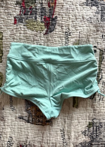 Penti Turkuaz Pliseli Mini Bikini Altı