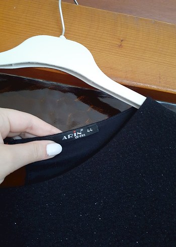 tesettür abiye mavi siyah tüllü - Görsel 8