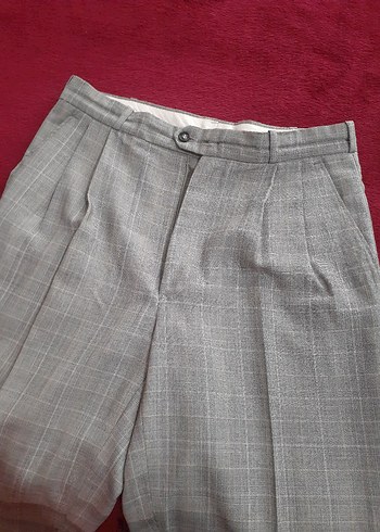 gri takım elbise ceket ve pantolon - Görsel 4