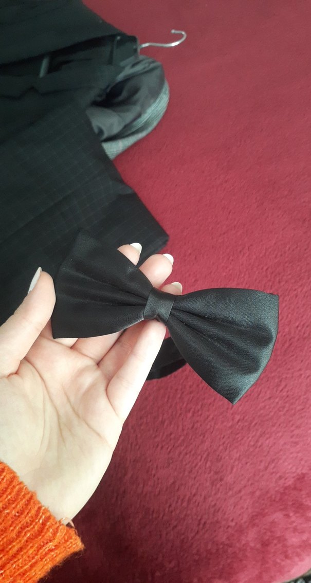 Siyah Erkek Papyon - Görsel 2