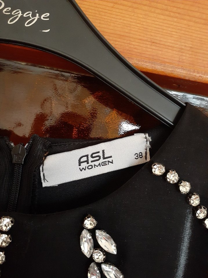 tesettür abiye siyah taşlı - Görsel 5