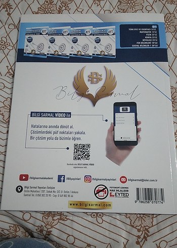 Beden AYT Kimya Branş Denemeleri 25x13