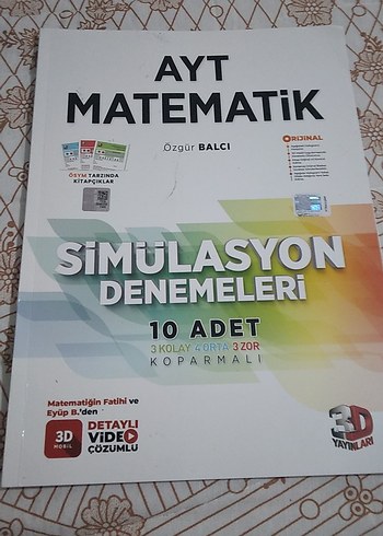 AYT Matematik Simülasyon Denemeleri 10'lu