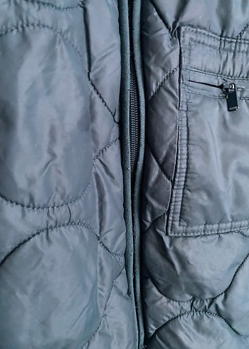 FermuarlıGri ceket - Görsel 2