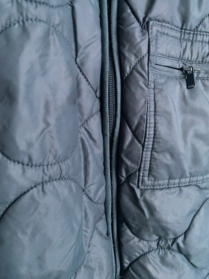 FermuarlıGri ceket - Görsel 2