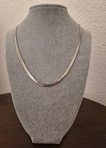 Beden 316L Çelik Silver Renk 45 cm İtalyan Zincir Model Kadın Kolye