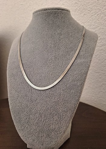 Zara 316L Çelik Silver Renk 45 cm İtalyan Zincir Model Kadın Kolye