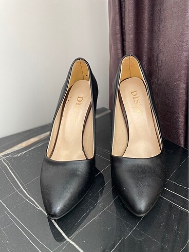 37 Beden siyah Renk Siyah Stiletto