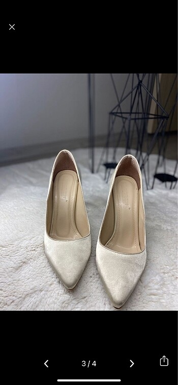 Diğer Süet krem Stiletto
