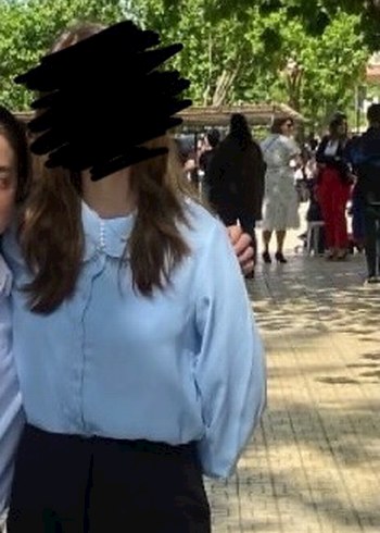 Mavi Denim Düğmeli Kadın Gömlek