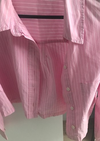 Bershka çizgili gömlek - Görsel 3