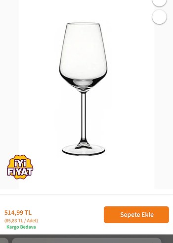 Paşabahçe allegra kadeh - Görsel 3