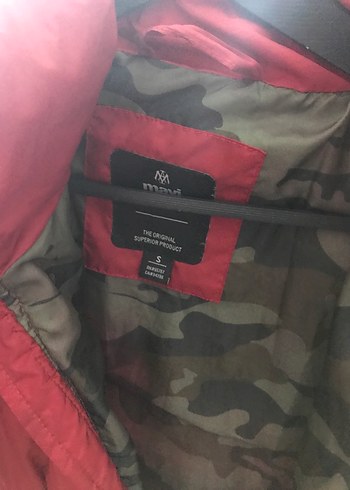 Kırmızı Fermuarlı Erkek Kışlık Mont - Görsel 2