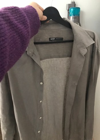 Keten Erkek Gömlek - Görsel 3