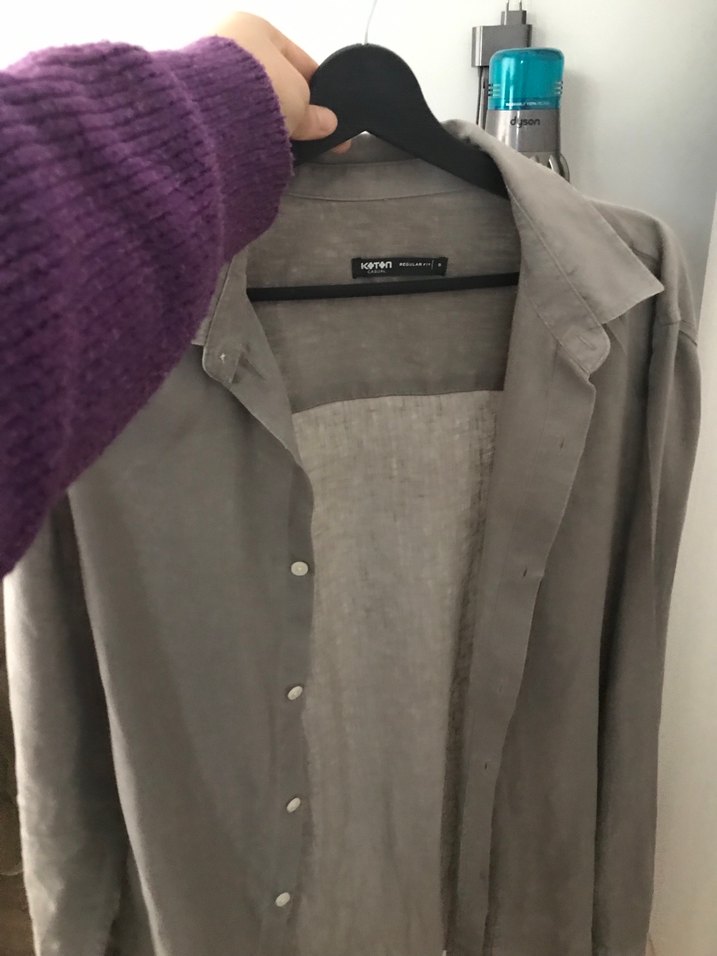 Keten Erkek Gömlek - Görsel 3