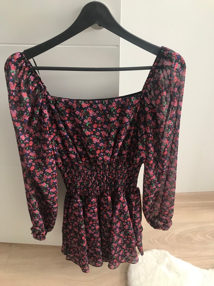 Koton çiçek desenli elbise - Görsel 2