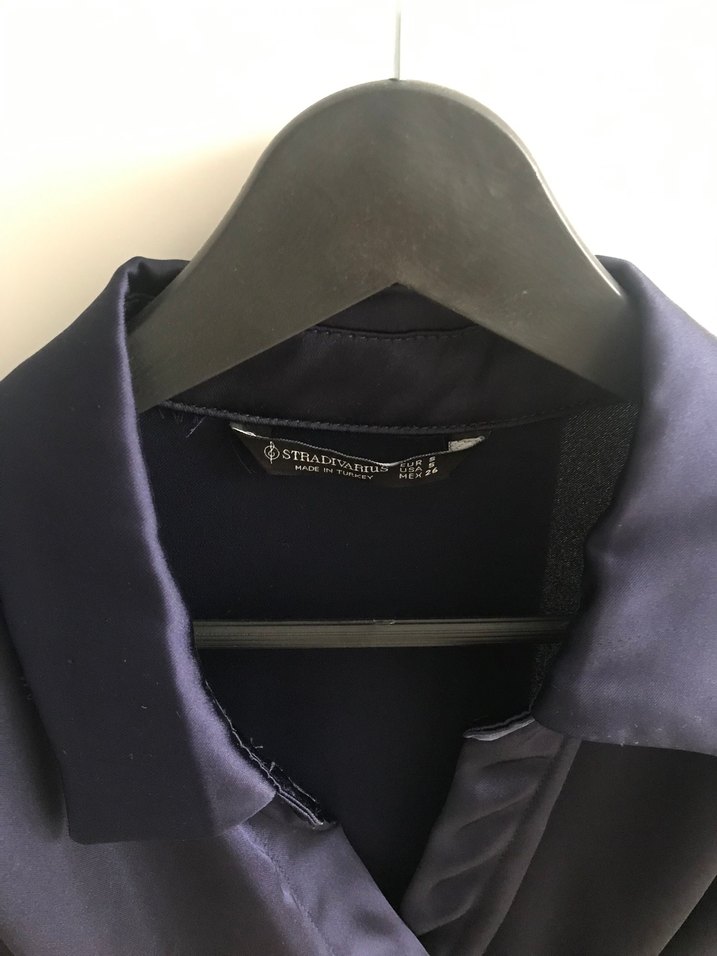 Stradivarius saten elbise - Görsel 3