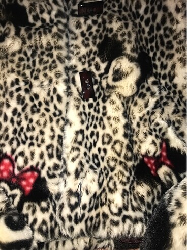 l Beden Leopar desenli Mickey mouseli