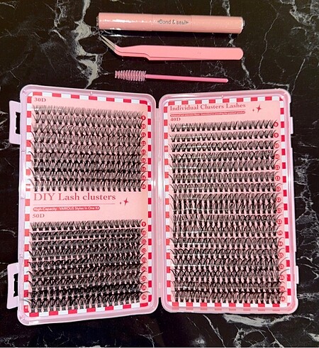 750 ADET TAKMA KİRPİK SETİ FULL SET????