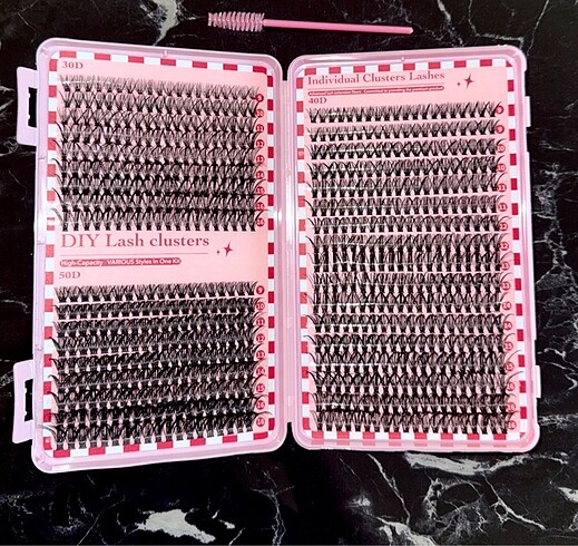 700 ADET TAKMA KİRPİK KİTAP SET