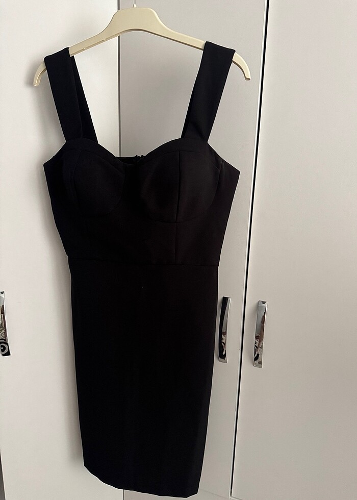 Siyah abiye elbise - Görsel 2