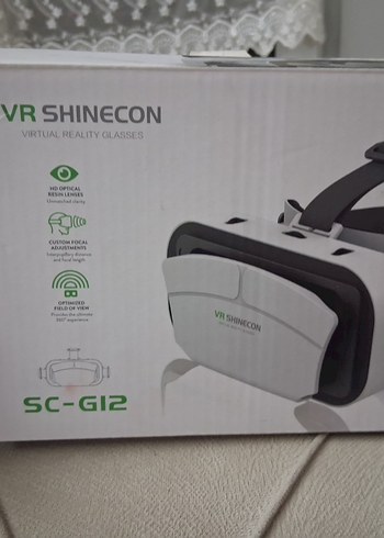 Beyaz VR Shinecon Sanal Gerçeklik Gözlüğü - Görsel 3