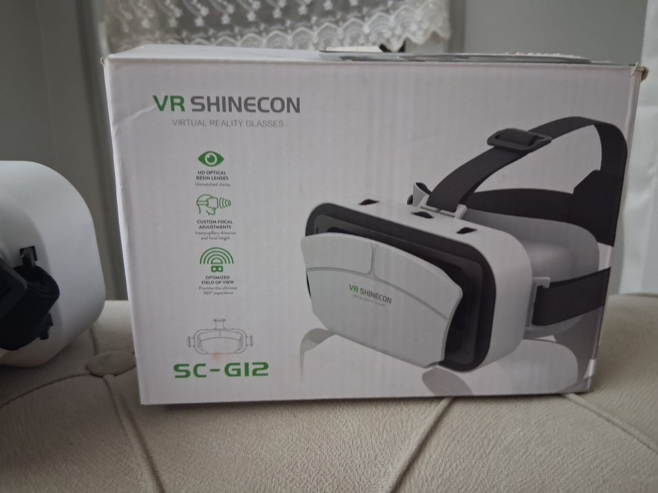 Beyaz VR Shinecon Sanal Gerçeklik Gözlüğü - Görsel 3