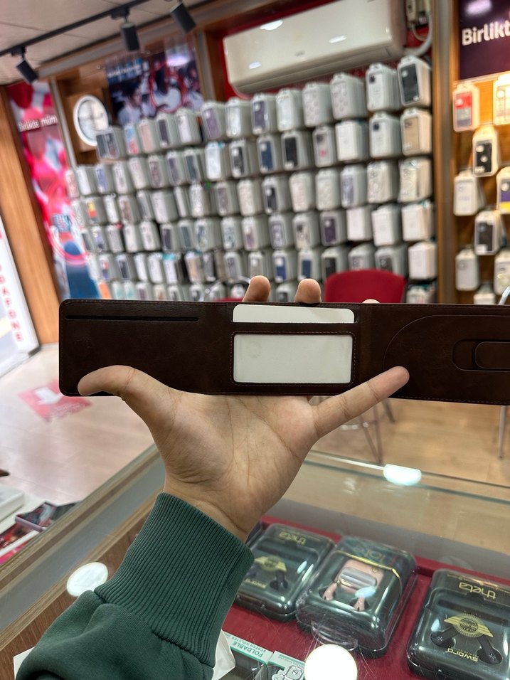 Kahverengi Minimalist Erkek Cüzdanı - Görsel 3