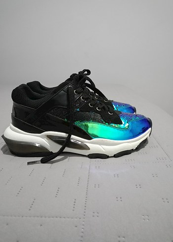 Diğer Renkli Sneaker Kadın Spor Ayakkabı