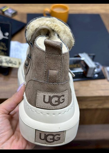 Bej Süet Kadın Dolgu Topuklu Bot - Görsel 2