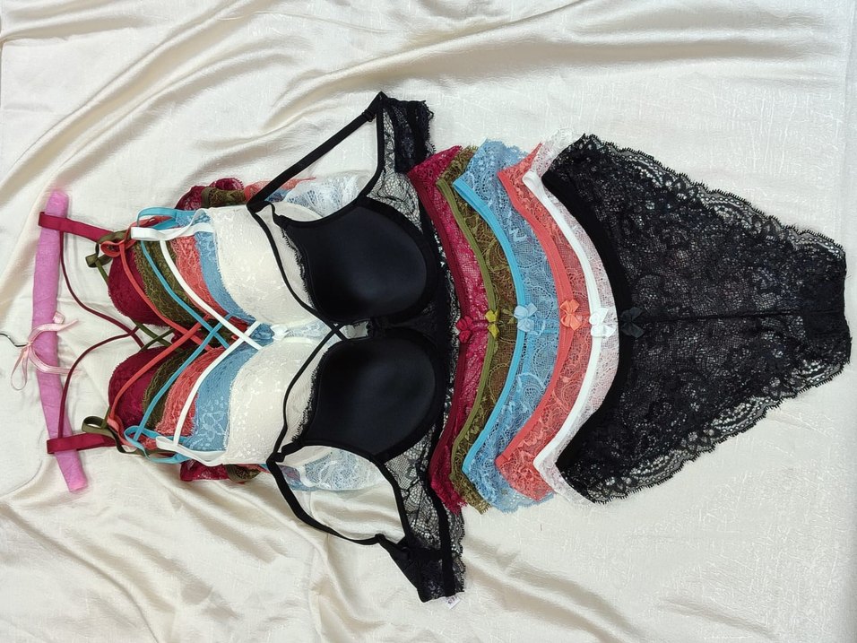 Bohem Nakışlı Bordo Mini Sütyen Takımı - Görsel 4