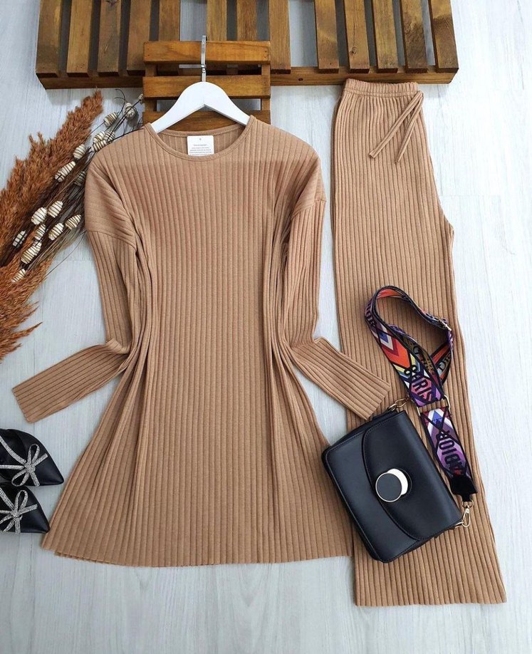 Kadın Siyah Uzun Kollu Takım - Görsel 3