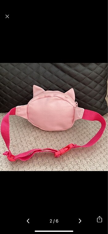 H&M H&M Pembe Kedi Çocuk Bel ve Omuz Çantası