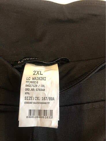 xxl Beden LC Waikiki Siyah Tayt