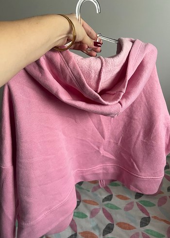Trendyol & Milla Pembe Kapüşonlu Fermuarlı Kadın Hırka