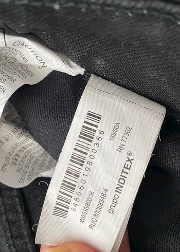 Zara Siyah Kadın Jean - Görsel 3