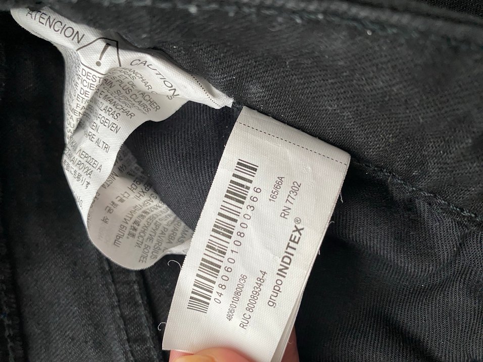 Zara Siyah Kadın Jean - Görsel 3