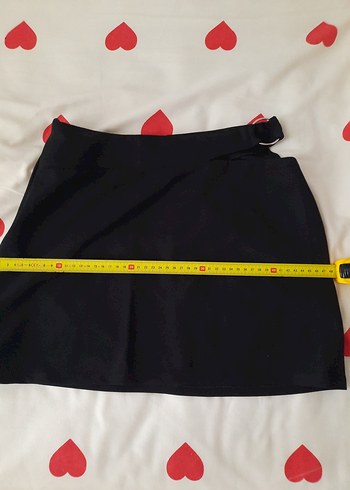 Siyah dekolteki Mini Etek - Görsel 5