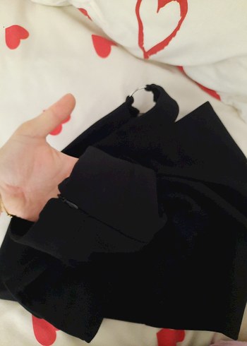 Siyah dekolteki Mini Etek - Görsel 7