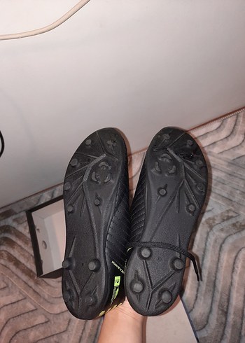 Sarı-Siyah Erkek Futbol Ayakkabısı Velcro - Görsel 7