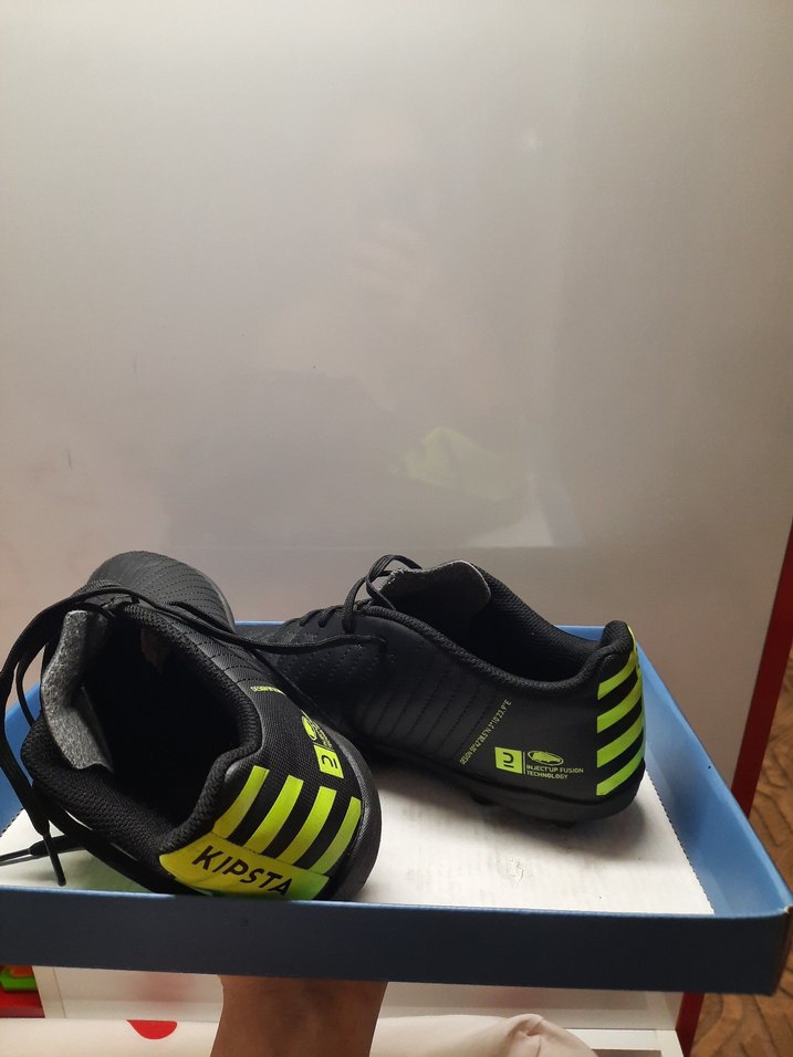 Sarı-Siyah Erkek Futbol Ayakkabısı Velcro - Görsel 2