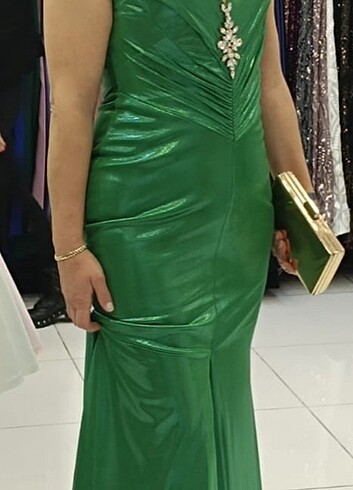 Yeşil abiye - Görsel 5