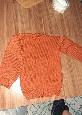 Çiçek Desenli Bohem Örgü Kız bebek Hırka - Görsel 2