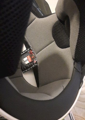 Renkli Desenli Seramik Biker Kask - Görsel 11