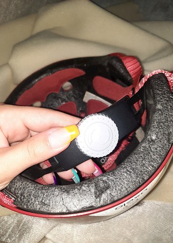 Kırmızı çocuk Biker Kask - Görsel 4